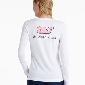 White vineyard vines long sleeve